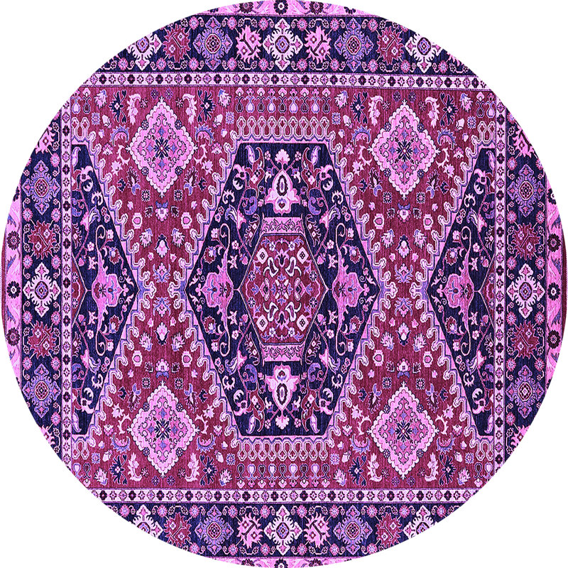 Oriental Indoor Rug, Round 8'