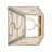 Revival Deco Nickel Flush Mounted Sconce