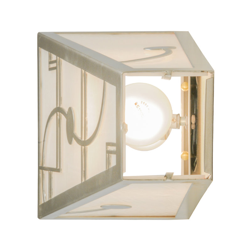 Art Deco Bronze 2-Light Dimmable Wall Sconce