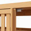 Armoire de salle de bain murale en bambou