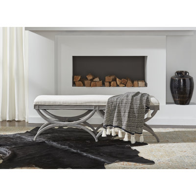 Banc recouverts de tissu d'ameublement