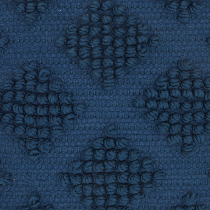 Elaine Square Pillow Cover & Insert, Navy