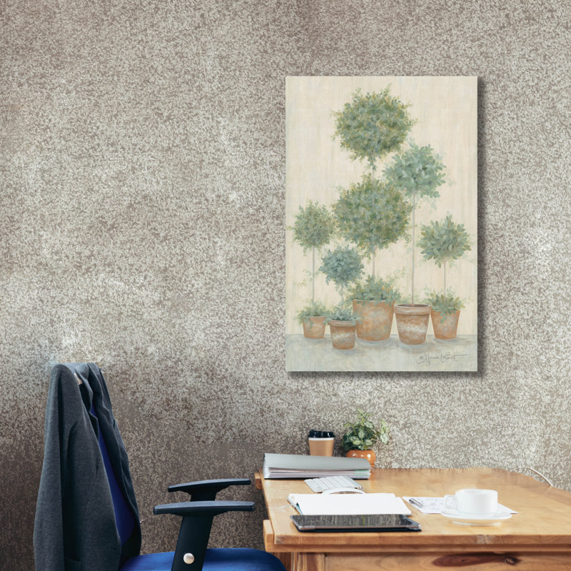Tall Topiaries - Impression sur toile tendue, H 40 po x l 26 po x P 1,5 po