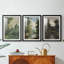 Paysage rétro CXCVII - impression encadrée sur mesure de qualité supérieure - 3 pièces-779631002-779631000