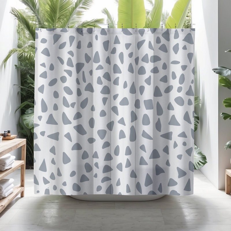 Coco Shower Curtain, Gray