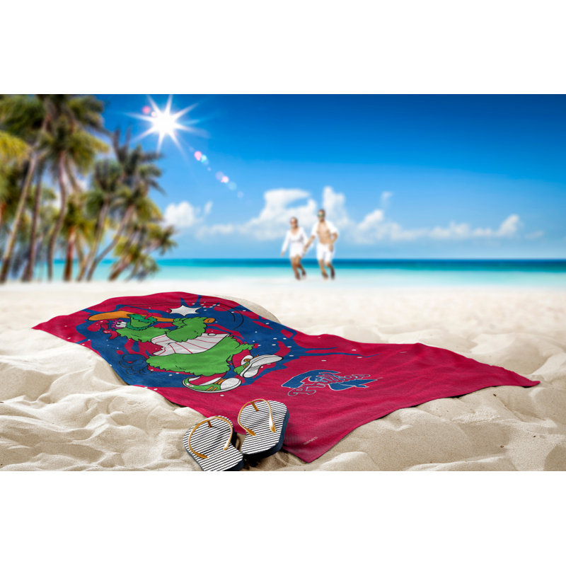 Cotton Blend Beach Towel, Philadelphia Phillies