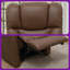 Fauteuil inclinable électrique de luxe avec appui-tête réglable et repose-pieds à bouton-poussoir - Un confort haut de gamme pour chaque maison-1594686472