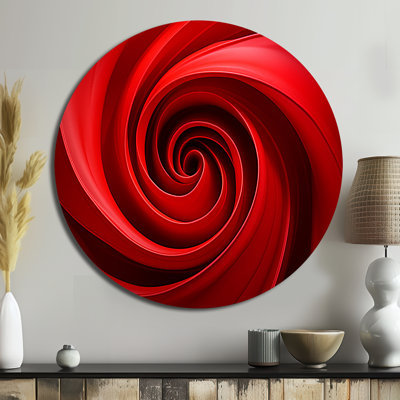 Maville - Abstract Round Metal Art