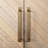 7 9/16‘’ Hole Pitch Sleek Bar Pull With G011 Backboard-Champagne Bronze-113411546-130704928