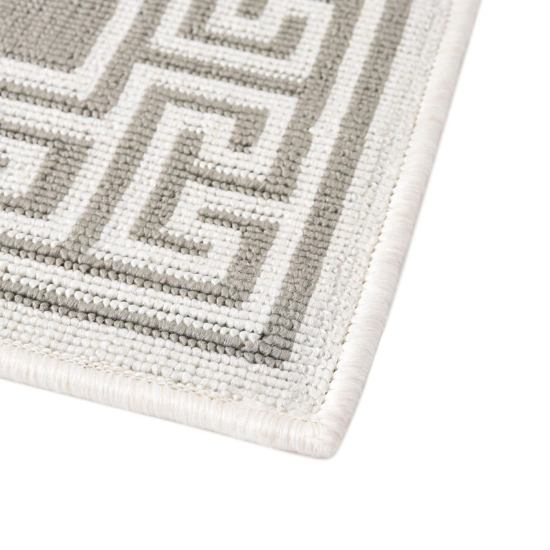 Tapis d'extérieur Ayton couleur pierre, Rectangle 5 pi 3 po x 8 pi