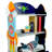 Fantasy Fields Outer Space Kids 3-Tier Bookshelf with Storage Drawer
