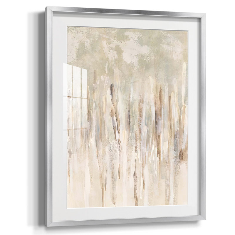 Marbre noir I, reproduction encadrée, Papier avec cadre argenté, Blanc