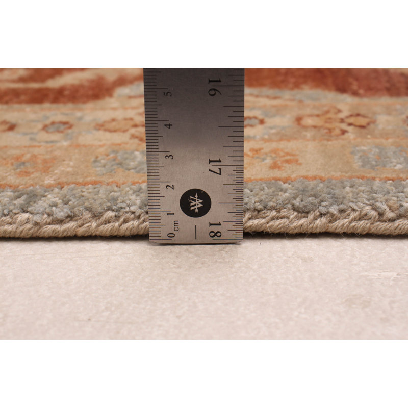 Haak One-of-a-Kind 7'9" X 9'10" New Age Wool Area Rug in Light Gray