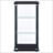 Black Glass 3-Shelf Curio Cabinet