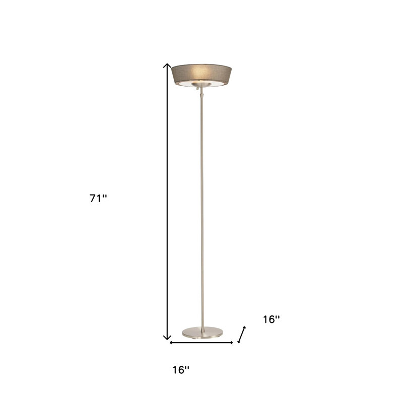 Lampe torchère sur pied 71 po Signild