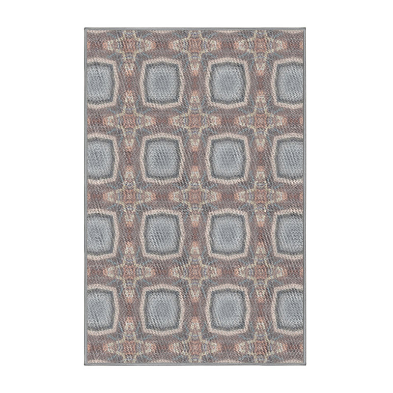 Geometric Indoor Rug, Rectangle 8' x 10'