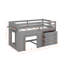 Lit mezzanine simple avec armoire et tablette-521666152