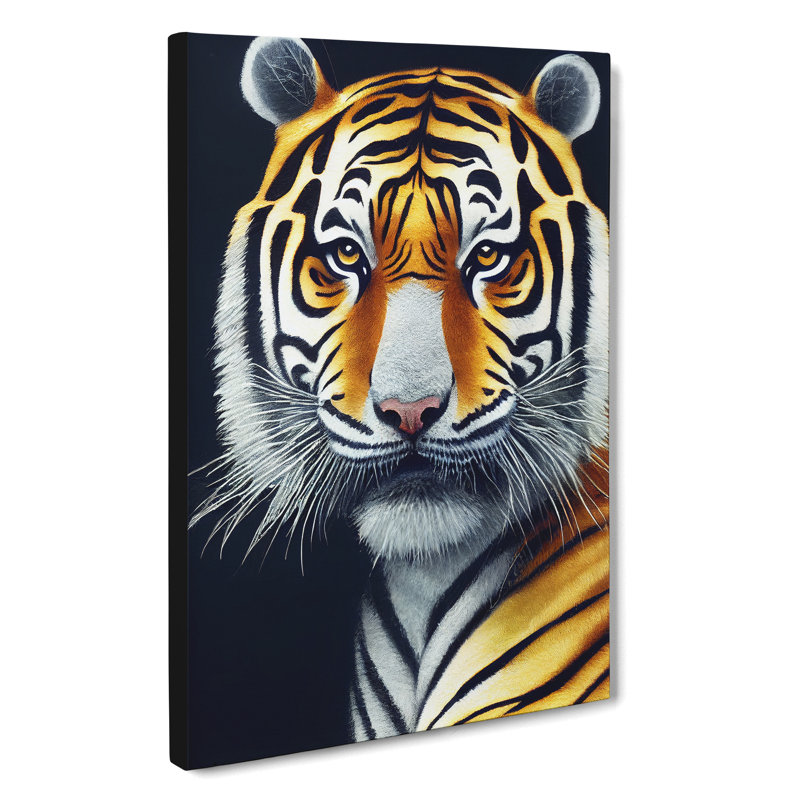 Royal Tiger - Wrapped Canvas, 60cm H x 40cm W x 3cm D