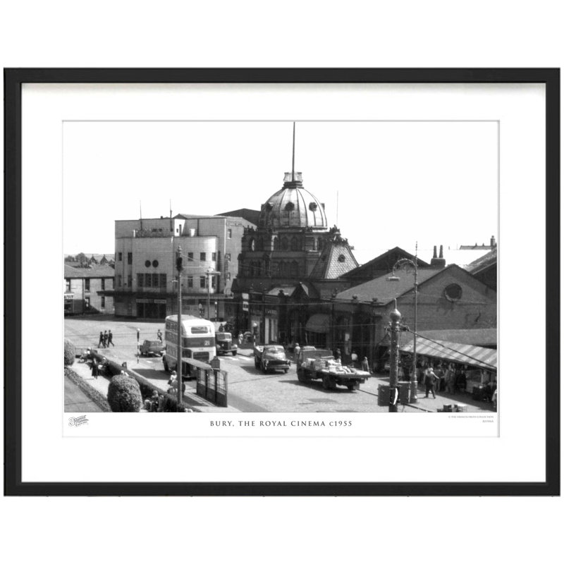 Bury, The Royal Cinema C1955 by Francis Frith - Single Picture Frame Print, 45cm H x 60cm W x 2.3cm D