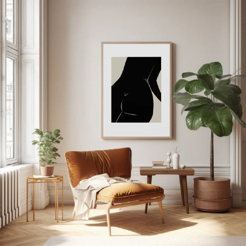 Abstract Figure Print 2, 40cm H x 30cm W