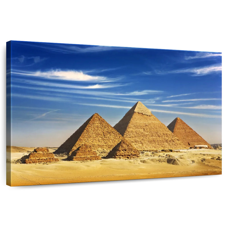 Pyramides égyptiennes de Gizeh Adella, H 16 po x l 24 po