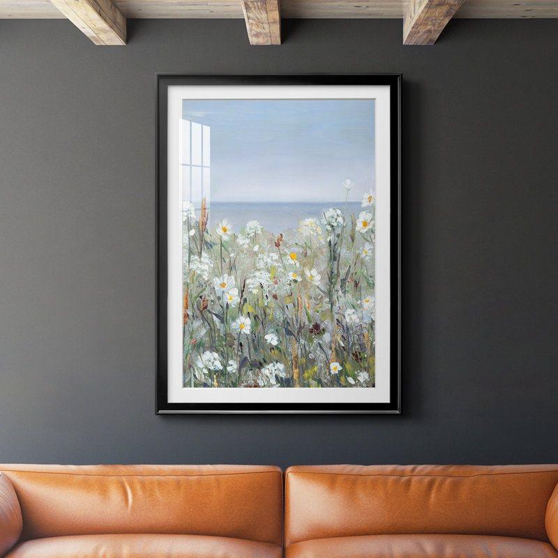 Impression encadrée de qualité supérieure, H 36,5 po x l 26,5 po x P 1 po, Cadre noir