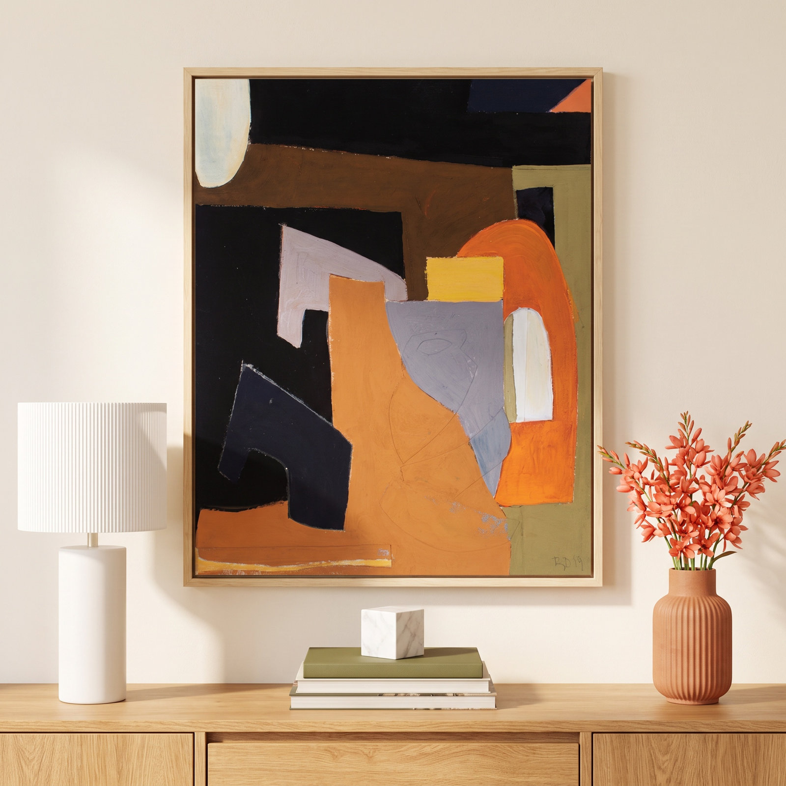 Solano "The Olive Press Room" Print, 41" H x 33" W, Brown