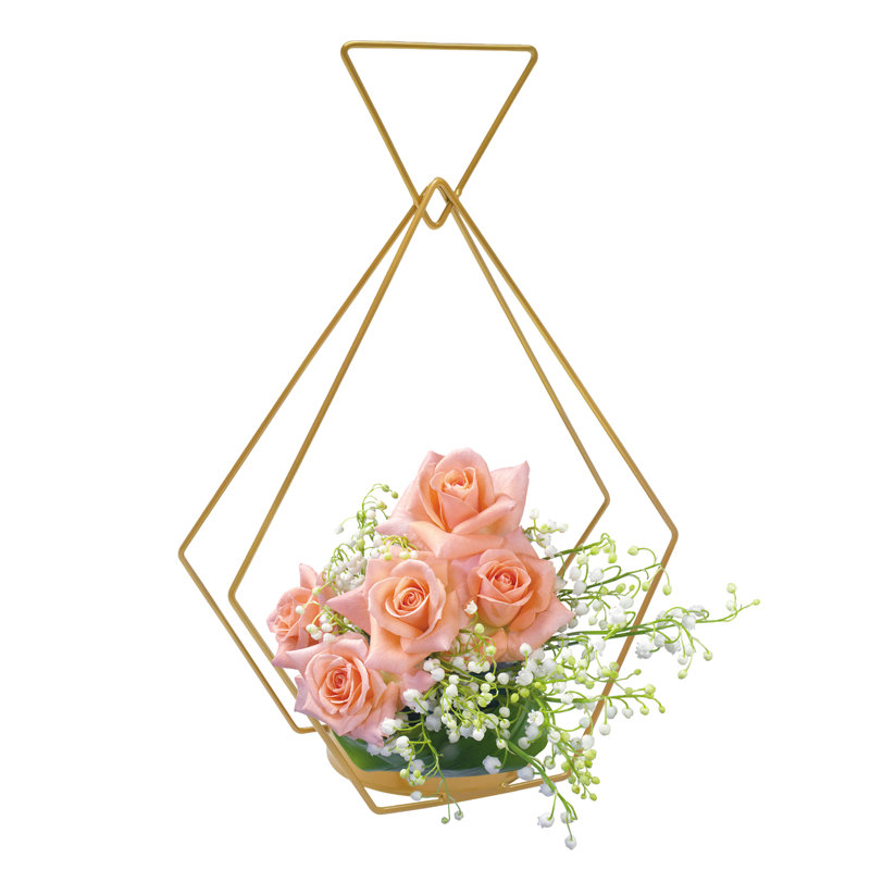Panier à fleurs en fer