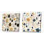 Hunley - Ensemble de 2 collages floraux carrés-101853890-101853895