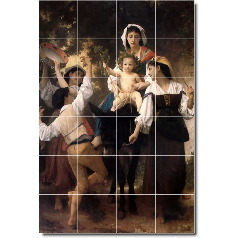 Carreau de céramique 48 po x 72 po 12 po x 12 po, People - 962