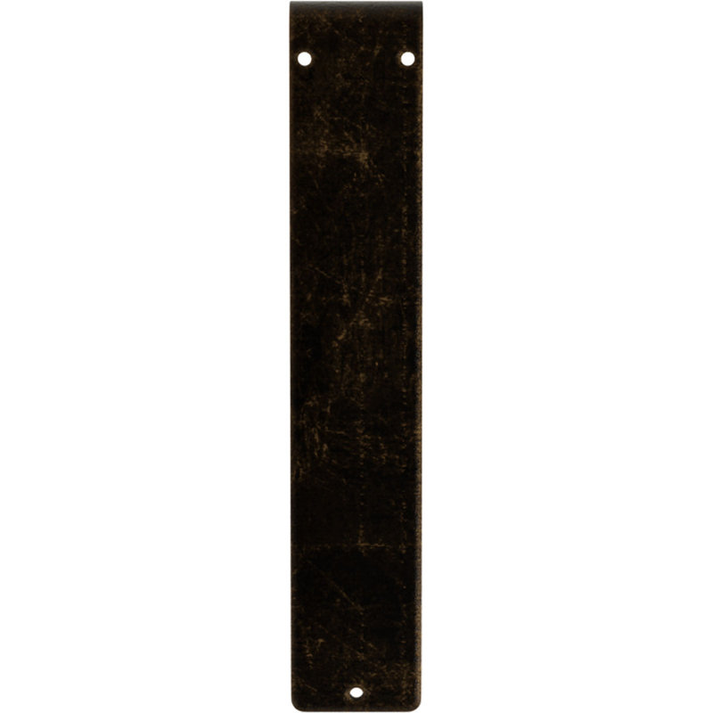 Tristan Wrought Iron Bracket, Antiqued Brass, 10" H x 2" W x 7.5" D