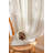 Embelia White Plain And Pure Lines Windows Curtains Vintage Tassel Window Curtains-721532268