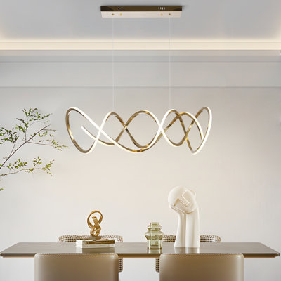 Lustre intégré à DEL 33,4 pouces Lelea