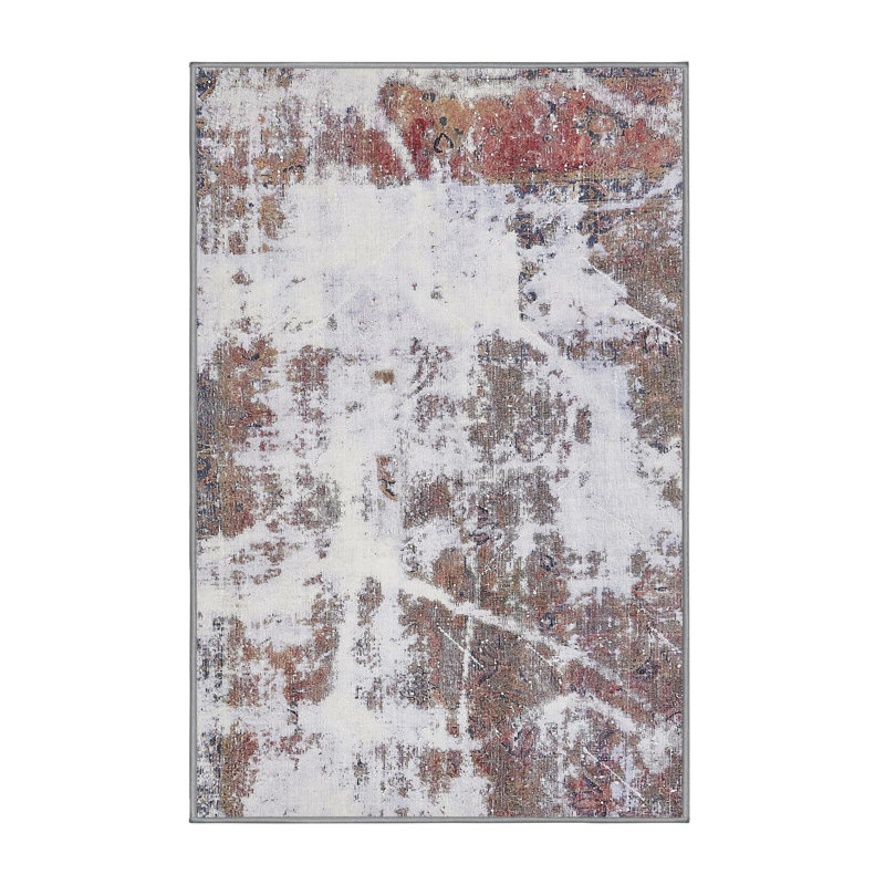 Abstract Indoor Rug, Rectangle 3' x 5'