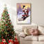 «Here Comes Santa», reproduction d'art sur toile-597739911-597739916