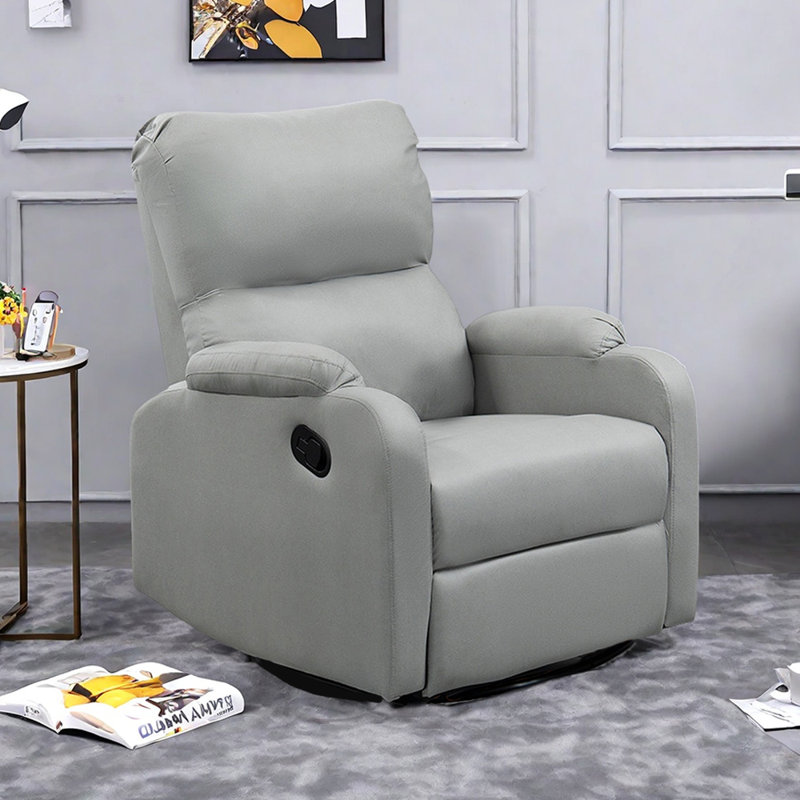 Fauteuil inclinable rotatif et fonctionnel Vanwinkle, Gris