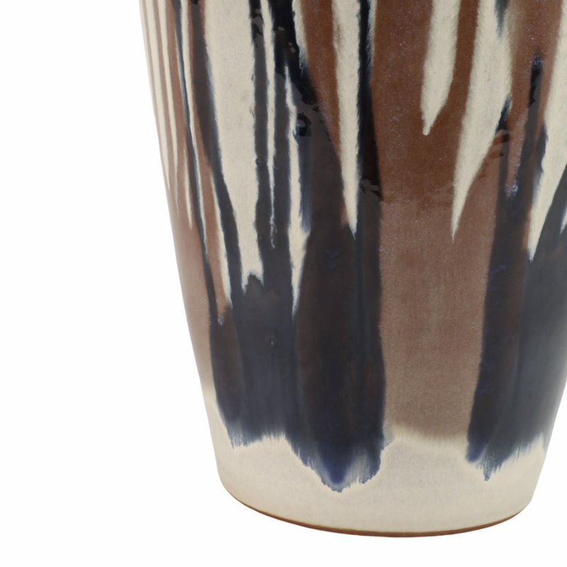 Vase Elegant, H 16 po x l 9,5 po x P 9,5 po