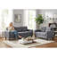 Fauteuil d'appoint capitonné à garniture passepoilée et à passepoil, canapé simple en tissu de polyester pour le salon-1100707-1100735