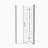 1 3/8" Adjustment,Universal Pivot Shower Door, Open Outside, With 1/4" Tempered Glass-116077812