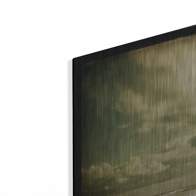 Art mural, "The Waves" par Irene Thisocki, H 24 po x l 24 po