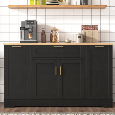 53'' Sideboard With Drawer, Adjustable Shelves