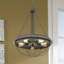 Lustre en métal 5 lumières Nixa en gris tourterelle-808147864-808147942