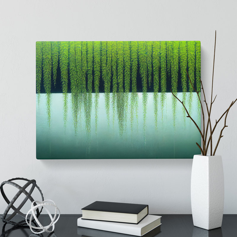 Sweet Weeping Willow Tree - Wrapped Canvas, 35cm H x 50cm W x 3cm D