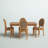 Hungerford Four Leg Dining Set-1167189301-1096508219