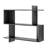 Batravil Floating Geometric Kilter Three-Level Square Accent Shelf-1834662635