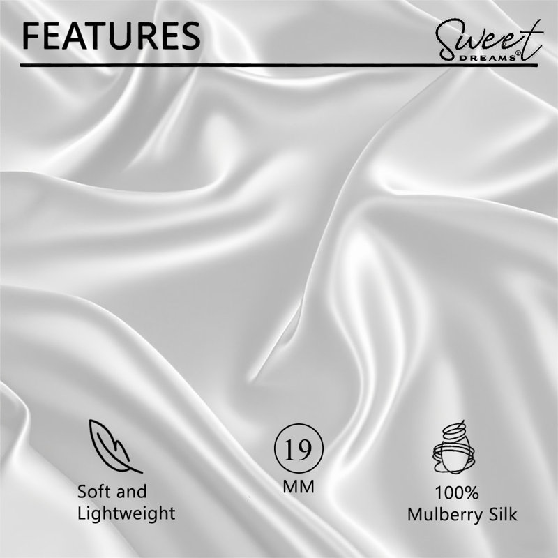 Sweet Dreams Machine Woven Oxford Pillowcase, White