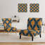 Fauteuil de chambre abstrait Mid-Century