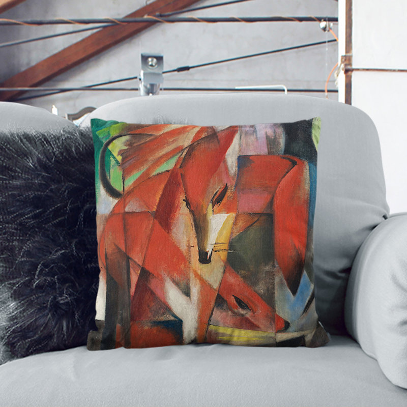 Square Cushion, 40cm H x 40cm W x 15cm D, White