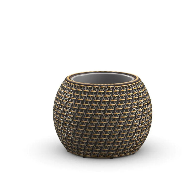 Dala Handmade Planter, Bahamas, 17" H x 24" W x 24" D