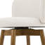Tabouret de bar rotatif 26 po - Tissu-1069737175